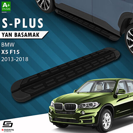 S-Dizayn Bmw X5 F15 S-Plus Siyah Yan Basamak 193 Cm 2013-2018 A+ Kalite