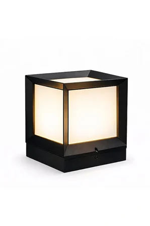 Horoz Electric Prizma Setüstü Aydınlatma Siyah IP54 E27 Dış Mekan Armatürü