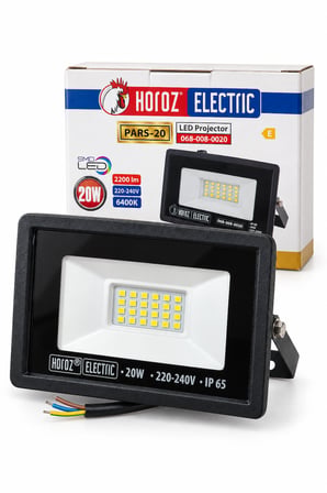 Pars-20 20W 6400K Beyaz Işık 2200 Lümen IP65 LED Projektör