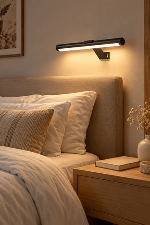CT-2465 Şahin Şarjlı LED Aplik Kumandalı 3 Renk Işık Siyah 32 cm 1,5W