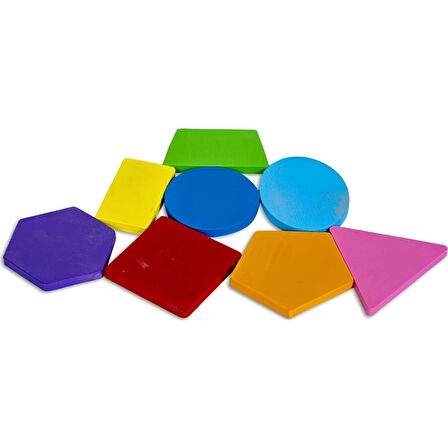 BEMİ AHŞAP PUZZLE GEOMETRİK ŞEKİLLER