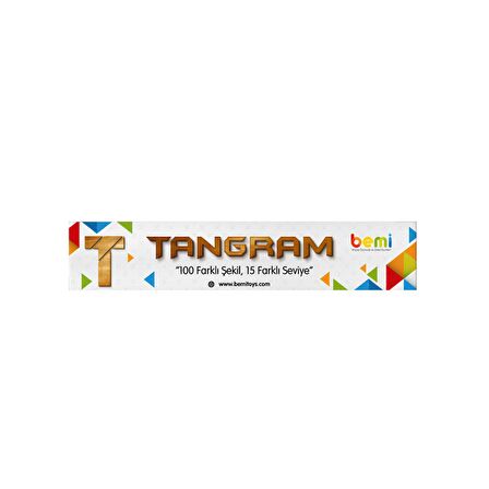 BEMİ AHŞAP T TANGRAM 4'LÜ