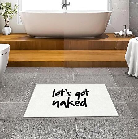 Evaşk Banyo Paspası İpeksi Kadifemsi Halı Yüzey Kaymaz Taban