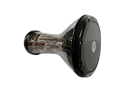 DARBUKA PROFESYONEL DÖKÜM ANADOLU BAKIR İŞLEMELİ DESEN