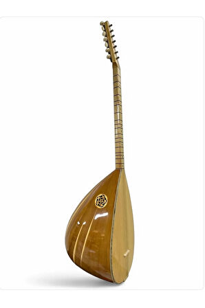 Kısa Sap Bağlama Gitar Burgulu Masif Dut Ağacı Nokta Klavyeli Profesyonel Çift Kafes