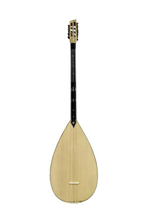 Kısa Sap Bağlama Gitar Burgulu Dut Ağacı Sedef Klavyeli Profesyonel Çift Kafes