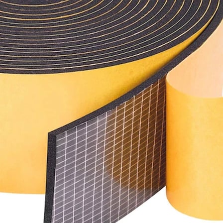 Pimaş Gider Borusu Ses Giderici Kauçuk Bant Yapışkanlı 10cm x 10metre