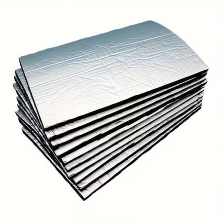 Ticari Araç Karavan Panelvan Oto Ses Yalıtım Malzemesi Folyolu 13mm Kalınlıkta 50cmx100cm (5Adet)