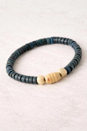 Oval Bambu Ahşap Bileklik 8 mm