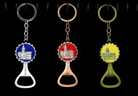 Metal Galata Kulesi Anahtarlık Ve Açacak Model 2