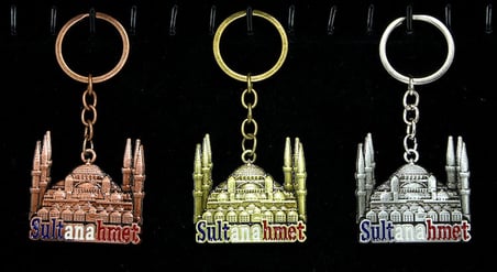 Metal Sultanahmet Anahtarlık Model 2