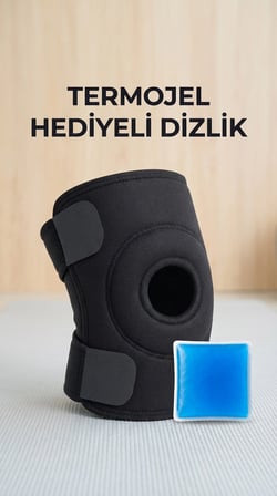 Çapraz Bağlı Sporcu Destekli Diz Korsesi Menisküs Ağrısı İçin