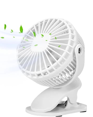 360 Derece Ayarlanabilir Sessiz Çalışan Mandallı Fan