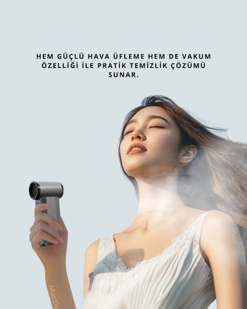 Turbo Güçlü Hava Üfleme ve Vakum Makinesi Çok Fonksiyonlu Kullanım