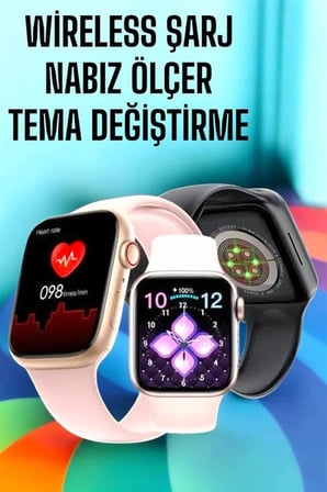 Akıllı Saat Amoled Ekran GPS ve Uyku Takibi Bluetooth Bağlantılı