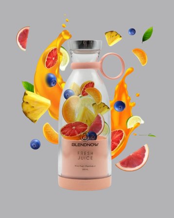 1200mAh Şarjlı, Hafif ve Pratik Taşınabilir Blender