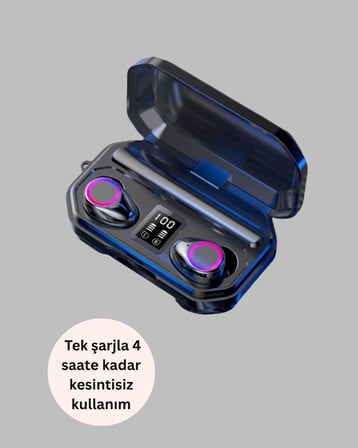 Uzun Pil Ömürlü Kablosuz Kulaklık – 4 Saat Kesintisiz Kullanım