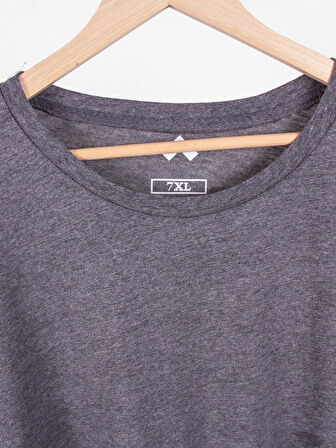 Büyük Beden Erkek Gri Tişört