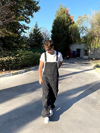 Baggy Fit Long Salopet Erkek Tulum