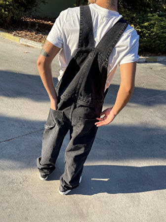 Baggy Fit Long Salopet Erkek Tulum