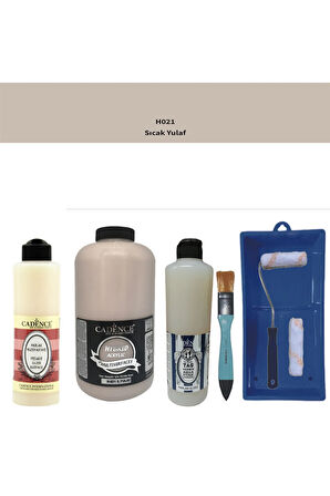 Banyo Mutfak Boyası-Cadence Multi H-021 S. Yulaf 2Lt Pya 500Ml Taş Vernik Parlak 500Ml Ruloset