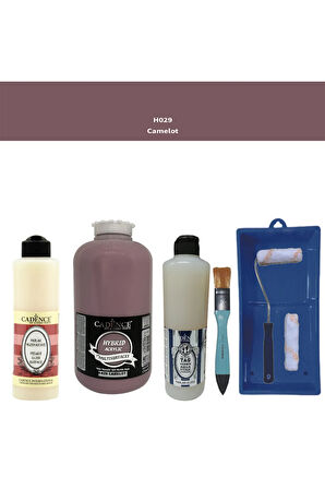 Banyo Mutfak Boyası-Cadence Multi H-029 Camelot 2Lt Pya 500Ml Taş Vernik Parlak 500Ml Ruloset