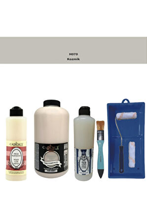 Banyo Mutfak Boyası-Cadence Multi H-070 Kozmik 2Lt Pya 500Ml Taş Vernik Parlak 500Ml Ruloset