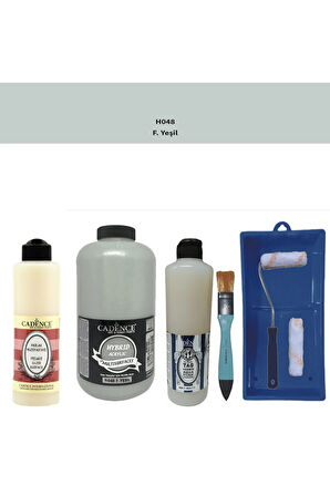 Banyo Mutfak-Cadence Multi H-048 F.Yeşil 2000Ml Par Yüzey Ast 500Ml Taş Vernik Mat 500Ml ruloset