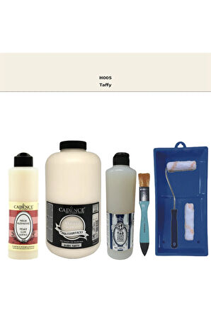 Banyo Mutfak-Cadence Multi H-005 Taffy 2000Ml Par Yüzey Ast 500Ml Taş Vernik Mat 500Ml Satenruloset