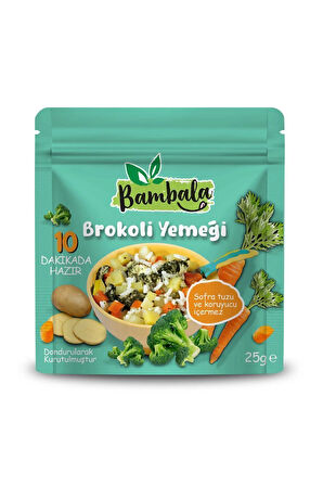 10 Dakika - Dondurularak kurutulmuş Brokoli Yemeği 25g