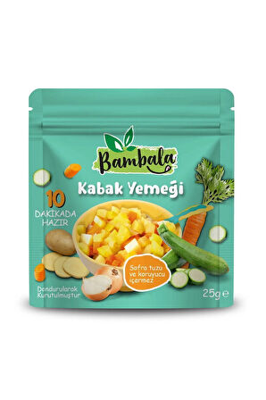 10 Dakika - Dondurularak kurutulmuş Kabak Yemeği 25g