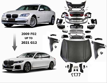 F01 7 SERİSİ İÇİN G12 FACELİFT BODY KIT (makyajsız kasa için)