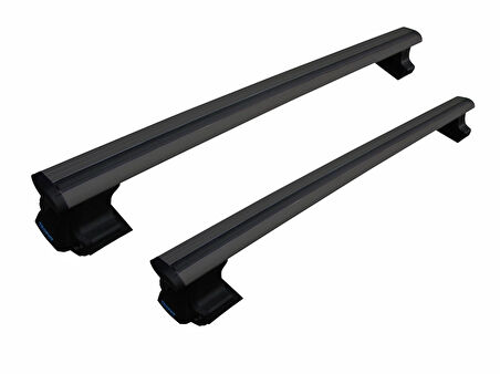  TrophyBars Kilitlenebilir (120 cm) Siyah Ara Atkı - Skoda Superb B6 3T (2008-2014) Sedan ile Uyumlu Tavan Barı