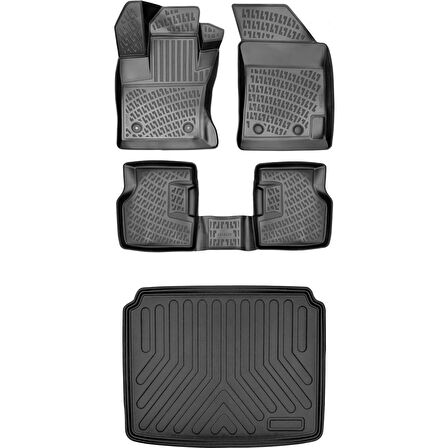 Bmw 5 Serisi E60 2003-2010 3D Araca Özel Paspas ve Bagaj Havuzu Set