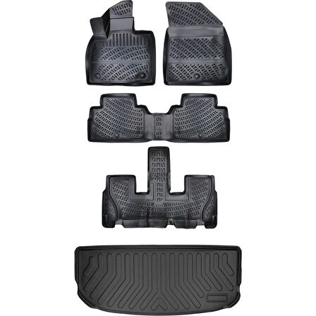 Suzuki Sx4 S-Cross Üst Bagaj 2013-2020 3D Araca Özel Paspas ve Bagaj Havuzu Set