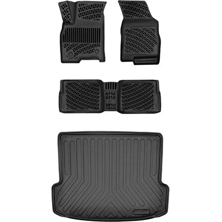 Bmw Ix1 2024 Sonrası 3D Araca Özel Paspas ve Bagaj Havuzu Set