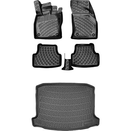 Kia Forte 2010-2013 Sedan 3D Araca Özel Paspas ve Bagaj Havuzu Set