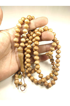 Halil Hilmi Usta Eseri İmzalı Mango Ağacı İri Boy Namaz Tesbihi Sertifikalı 5781