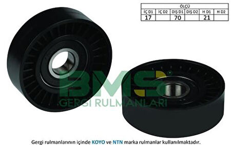Bms 159 Kayış Gergi Rulmanı Mercedes W168 97>04 W169 04>12 W245 05>11 Vaneo 414 02>05-Opel Astra G Corsa 1.0 1.1