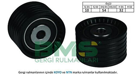 BMS 225 Alternatör Kasnağı Rulmanlı Opel Vivaro-Clio Megane Laguna 1.6 16V 7700107150