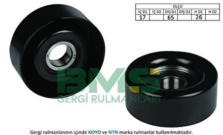 BMS 276 Alternatör Gergi Rulmanı Accent Getz i10 i20 ix20 I30 ix35 I40 Matrıcarens III Ceed Cerato 1.5 1.6CRDI T39123