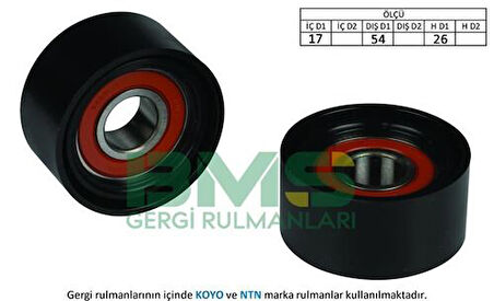 Bms 291 Kayış Gergi Rulmanı Vıano W639 10> Vıto W639 10> Sprinter 906 06>