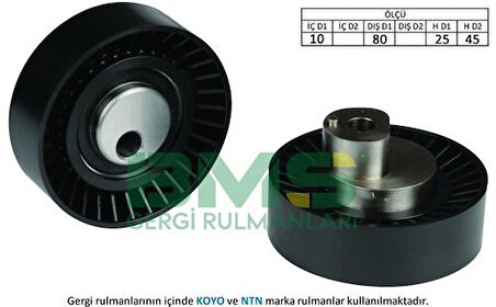 Bms 311 V Kayış Gergi Rulmanı Bmw E36 E46 E39 E53 X5 Z3 Z3