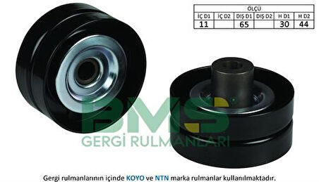 Bms 443 Alternatör Gergi Rulmanı (11×65×30 44 Sac)Ford Transıt V347 Custom Ranger 2.2Tdı Mazda Bt 50 Pıck