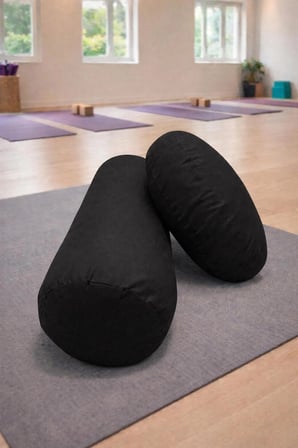Yuvarlak Zafu Meditasyon Minderi & Bolster Minderi İkili Yoga Meditasyon Minder Seti