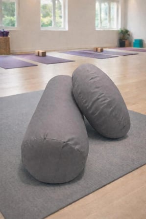 Yuvarlak Zafu Meditasyon Minderi & Bolster Minderi İkili Yoga Meditasyon Minder Seti