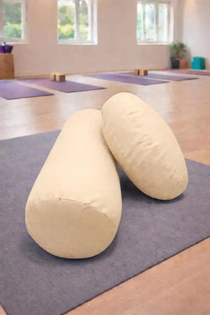 Yuvarlak Zafu Meditasyon Minderi & Bolster Minderi İkili Yoga Meditasyon Minder Seti