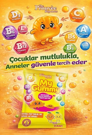 The Prouvee Reponses My Gummy Multivitamin Yenilebilir Takviye Edici Gıda 8 Adet