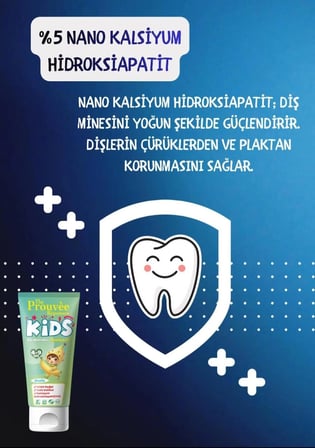 The Prouvee Reponses  Doğal Organik Çocuk Muzlu Diş Macunu 50 Ml (Florürsüz)