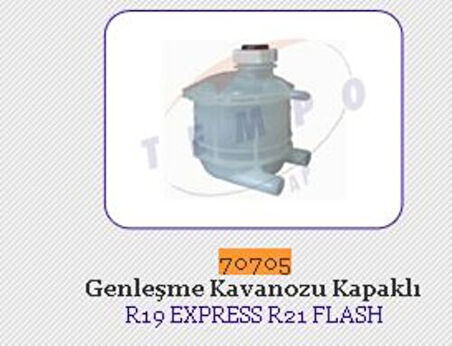 Bemot 70705 Genleşme Kavonozu Kapaklı Renault 9- Renault 11-Renault 19- Renault 21-Clio I-Exp.-Logan-Flash 7701203218